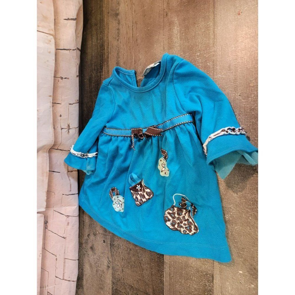 Youth Emily Rose blue brown 12M‎ purse dress